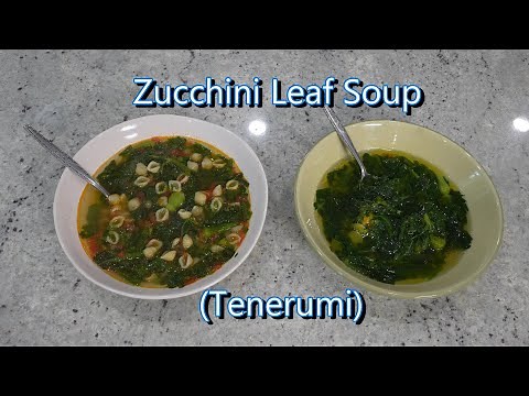 Italian Grandma Makes Zucchini Leaf Soup (Tenerumi)