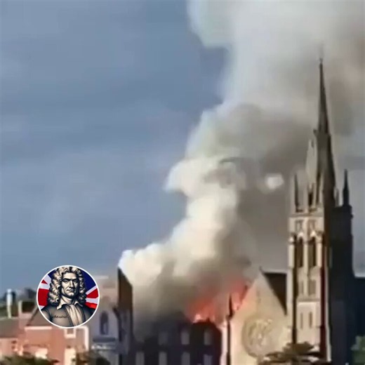🇬🇧 CONVENT AND ST PATRICK BURIAL SITE BURN DOWN IN DOWNPATRICK, MEDIA SAYS NOTHINGYesterday the convent and the burial place of Saint Patrick himself in Downpatrick was reduced to ashes.Locals say it was arson. The resting place of the patron saint of Ireland set on fire, and the legacy media has nothing to say. The politicians have nothing to say.A Catholic site tied to one of the most important figures in the history of these islands burns, and you get silence.That silence tells you everythi