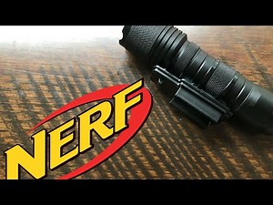 How to Make a Nerf Flashlight Attachment!!!