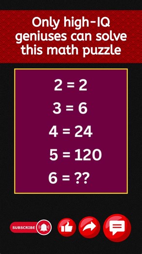 Only high IQ geniuses can solve this math puzzle #quiz #mathpuzzle #maths #puzzle #challenge #shorts