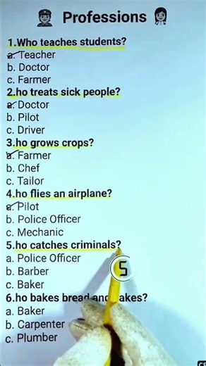 👨‍⚕️ Profession Quiz | Can You Guess the Job? 🧑‍🏫 | Fun Career Trivia
