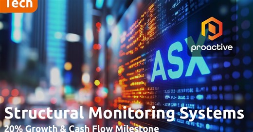 Structural Monitoring Systems: 20% growth & cash flow milestone