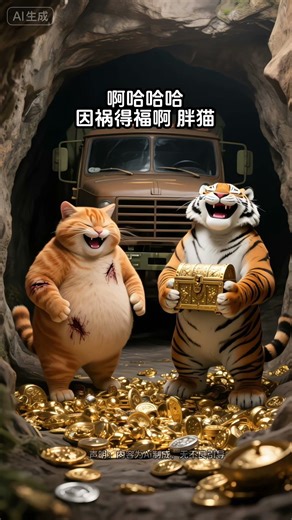 胖猫买了个榴莲却被猪妞拦劫,不料因祸得 福#funnycat #orangecat #cat #USA #funny