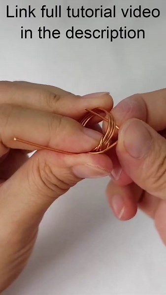 Play with wire | Infinity wire rings | How to make | copper wire @LanAnhHandmade 680 #Shorts