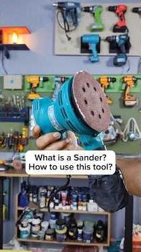 What is a Rotary Sander and the best way to use it. #tools #sander #tips #diy