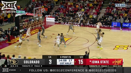 No place like Hilton 🏠 Colorado vs. #8 Iowa State Highlights🎬 #Big12MBB | Iowa State Men's Basketball | Big 12 Conference