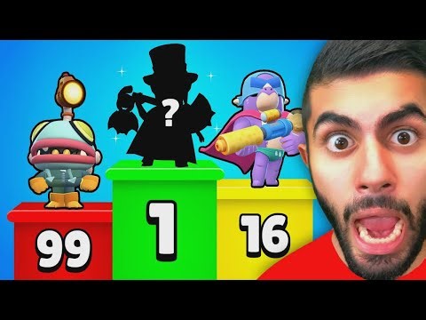 NOVO! TOP 99 Brawlers do pior ao melhor! 😱