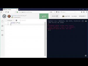 Python 3 - Using Print() and Input()