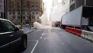 Transformer vault arcing at 6th Ave & W 54 St. | NYC Fire Wire