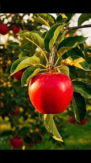 🍎 "Is this apple trying to prove it's the official mascot of 'An Apple a Day'?"