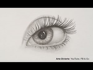 Cómo dibujar un ojo a lápiz