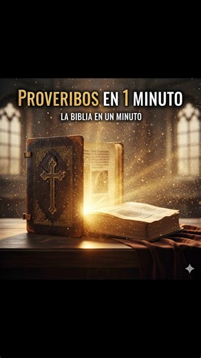La Biblia en un minuto ( Libro de Proverbios)#LaBiblia#Proverbios#BibliaEnUnMinuto#Sabiduría