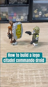 How to build a lego citadel commando droid #legomoc #fyp #legostarwarsmoc #legostarwars #clonewars
