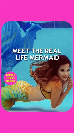 Meet The Real Life Mermaid She has a tail. She swims with the sharks. And kids love her. Elle is a mermaid! Well, at the very least she’s a professional mermaid with detachable fins. Let’s take a deep dive into her underwater world of awesomeness and find out what it's like to be a mermaid! Seen Most Asked | seen.tv