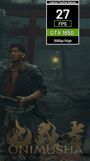 Can the GTX 1650 handle Onimusha: Way of the Sword? #gtx1650 #benchmark #gaming