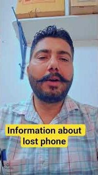 infromation about lost phone .how to find lost phone #viral #home