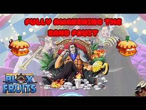 FULLY AWAKENING THE SAND FRUIT | V1 & V2 SHOWCASE | Blox Fruits
