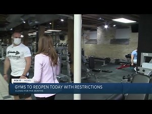 Gyms reopen today with restrictions
