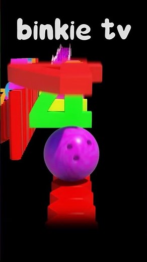 Jumping Bowling Ball Adventure - Learn Numbers - Binkie TV