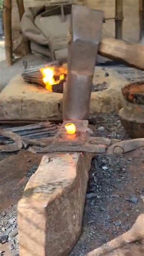 Old Tools Melted Into a New Peraak Complete Forging Tutorial# Blacksmith work# youtube short video