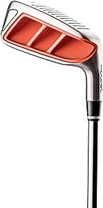 MAZEL Wedge - Golf Pitching & Chipper Wedge,Right/Left Handed,35,45,55,60 Degree Available for Men & Women,Improve Your Short Game (Right, Stainless Steel (Orange Head), Regular, 35)