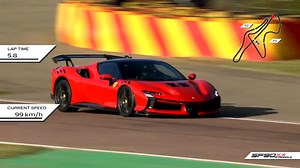 Ferrari SF90 XX Stradale resets the lap record at Fiorano! A lap time of 1'17.309 around the famous Ferrari test track makes it the quickest road-going Ferrari yet - 1.4sec ahead of the previous record, set by the SF90 Stradale with Assetto Fiorano package. #Ferrari #SF90XXStradale | Ferrari Australasia Official