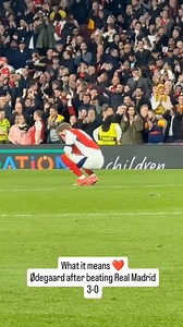 919K views · 10K reactions | Martin Ødegaard was EMOTIONAL after beating his old team Real Madrid C.F. 沈 #afc #ARSRMA #Arsenal #COYG #UCL #Gunners | Arsenal Presser | Facebook