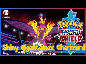 Shiny Gigantamax Charizard In Pokemon Sword and Shield