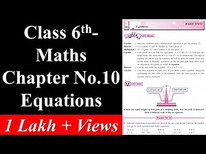 Class 6-Maths-Chapter-10 Equations Practice Set -26 and 27 by #Maqsood Shaikh