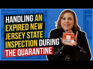 Handling an Expired New Jersey State Inspection During the Quarantine