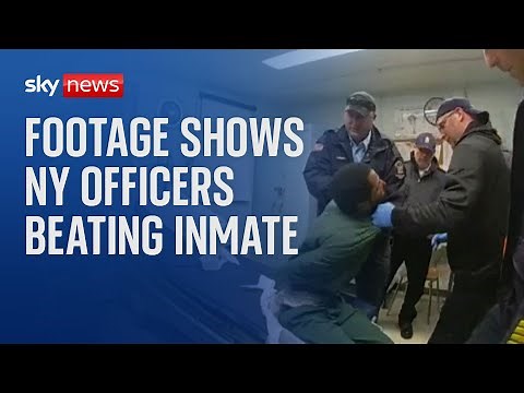Bodycam footage shows NY officers beating prisoner before death