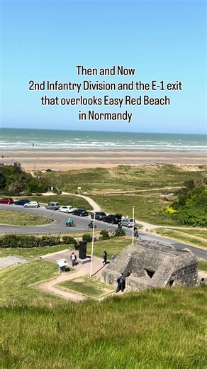 2nd Infantry Division leaving Omaha beach at Normandy - Then and Now #ww2archive #ww2 #history #dday