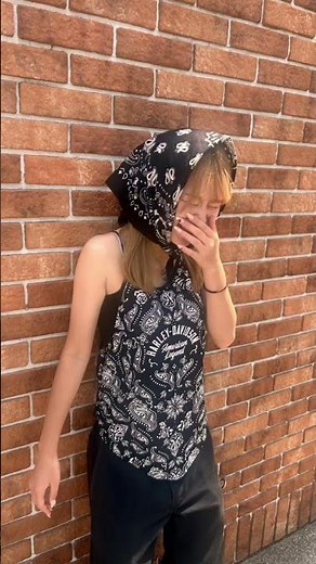 【BANDANA TOPS】Paisley SUMMER Tops #harleydavidson #harleygirl #harleylife #bandana #paisley#バンダナアレンジ