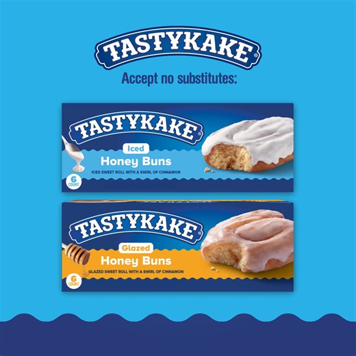 31K views · 1K reactions | With NEW multipacks, you can get MORE delicious Iced Honey Buns for the whole family! 拾 | Tastykake | Facebook