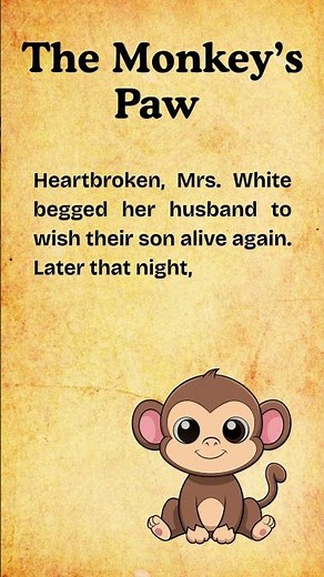 The Monkey's Paw #speakconfidentenglish #motivation #englishlanguage #easyenglisheveryday