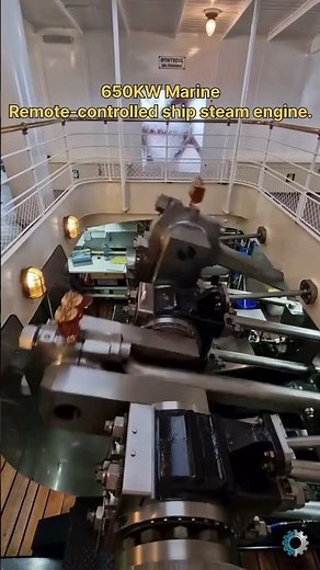 INSANE 650KW Ship Steam Engine! 🚢 (Remote Controlled) #Shorts