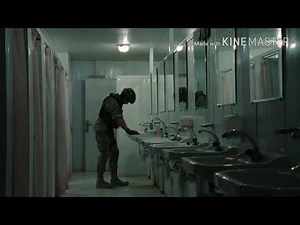 Shower scene from "The Hurt Locker" 2008