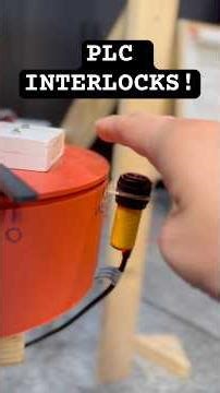 Programming Interlocks into our PLC! #automation #science #engineering #robotics #electronics