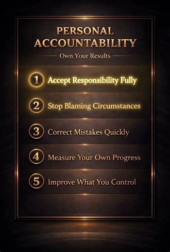 PERSONAL ACCOUNTABILITY: 5 Rules to Own Your Results
