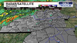 A line showers with some embedded thundershowers is moving into WNC from the west. .... This line is expected to weaken as it continues to move east in the coming hours. .... Those areas closer to the Tennessee state line will experience accumulating showers and gusty winds. .... Some of these showers may linger into the evening for the French Broad River Valley & areas east, but many will likely stay dry. .... Today will be the warmest day for the rest of the year, so I hope you got a chance to