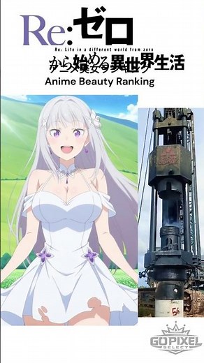 🔥 Re:Zero Waifus VS Hydraulic Press Part 1 リゼロの美女 #emiliarezero #animegirls