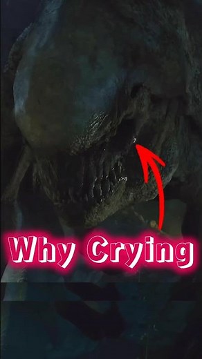 Why Does D Rex cry while walking 🥺 in Jurassic world rebirth #shorts