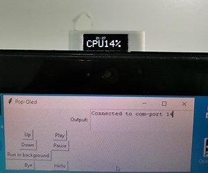 Laptop Mod: the Pop-Up CPU Monitor Display
