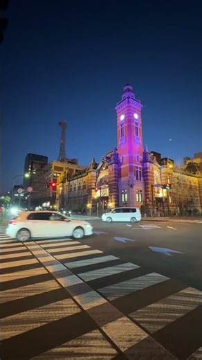Wow Night view street of Bashamichi is looks like a Europe ✨#yokohama #japanshorts #japan