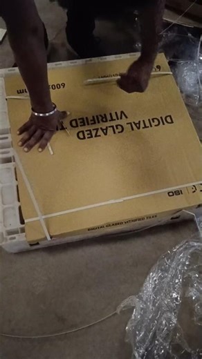 2x2 tiles box packing #tilesmanufacturers #construction #shorts #goodquality