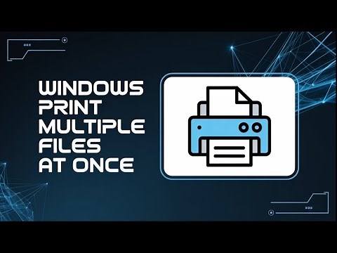 How to Print Multiple Files at Once in Windows PC – Save Time Instantly!