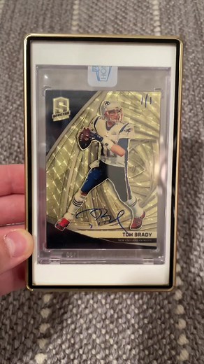 TOM BRADY 1/1 ON CARD AUTO!!! Currenty Not For Sale. #football #cards #footballcards #sports #sportscards #nfl #patriots #bucaneers #tombrady #1of1 #oneofone #oncardauto #goldvinyl #nflhonors #fyp #foryou #foryoupage #ftb #fortheboys #whodoyoucollect