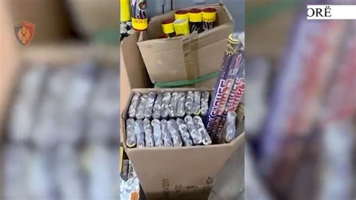 Pyrotechnics seized from a commercial entity, the business owner in Vlora suffers