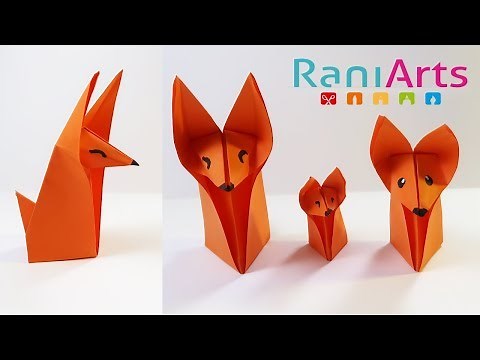 ZORRO DE ORIGAMI (Fácil) - ORIGAMI FOX (Easy)