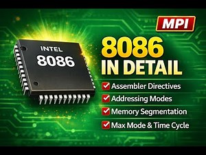 8086 Microprocessor Complete Tutorial | All Important Topics for Exam